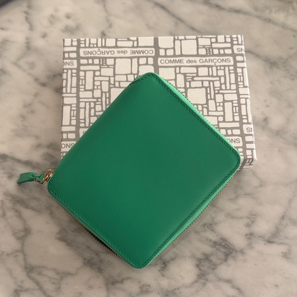 Green Comme des Garçons Wallet